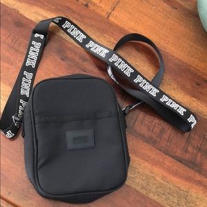 Pink crossbody bag